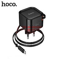 Incarcator retea Fast Charge cu cablu retractabil Type-C 20W Hoco. C153A