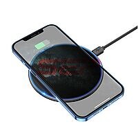 Accesorii GSM - : Incarcator retea wireless PAD Ultra Slim 15W Borofone BQ3 Pro