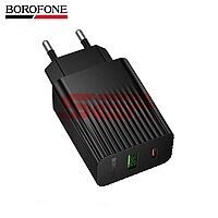 Incarcator retea Fast Charge USB-A + USB-C 20W Borofone BAS74A