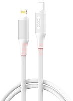 Accesorii GSM - Cablu date Fast Charge: Cablu date USB-C - lightning 27W XO NB-Q265A White