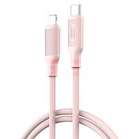 Accesorii GSM - Cablu date Fast Charge: Cablu date USB-C - lightning 27W XO NB-Q265A Pink