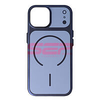 Accesorii GSM - : Toc PC Slim MagSafe Apple iPhone 15 Blue