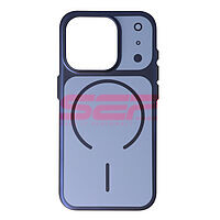 Accesorii GSM - : Toc PC Slim MagSafe Apple iPhone 15 Pro Blue