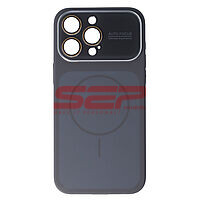 Accesorii GSM - Toc silicon MagSafe Camera Shield: Toc silicon Magsafe Camera Shield Apple iPhone 15 Pro Max Blue