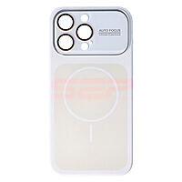 Accesorii GSM - Toc silicon MagSafe Camera Shield: Toc silicon Magsafe Camera Shield Apple iPhone 15 Pro Max Silver