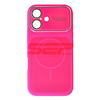 Accesorii GSM - Toc silicon MagSafe Camera Shield: Toc silicon Magsafe Camera Shield Apple iPhone 16 Fuchsia