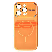 Accesorii GSM - Toc silicon MagSafe Camera Shield: Toc silicon Magsafe Camera Shield Apple iPhone 16 Pro Orange