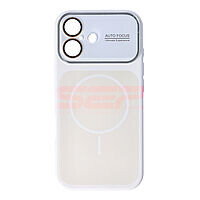 Accesorii GSM - Toc silicon MagSafe Camera Shield: Toc silicon Magsafe Camera Shield Apple iPhone 17 Silver