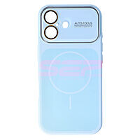 Accesorii GSM - Toc silicon MagSafe Camera Shield: Toc silicon Magsafe Camera Shield Apple iPhone 17 Sky Blue