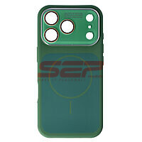 Accesorii GSM - Toc silicon MagSafe Camera Shield: Toc silicon Magsafe Camera Shield Apple iPhone 17 Pro Green