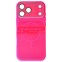 Accesorii GSM - Toc silicon MagSafe Camera Shield: Toc silicon Magsafe Camera Shield Apple iPhone 17 Pro Max Fuchsia