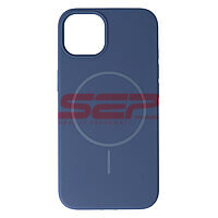 Accesorii GSM - TPU Back Cover: Toc Soft Silicone Magsafe Apple iPhone 13 Blue