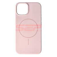 Accesorii GSM - TPU Back Cover: Toc Soft Silicone Magsafe Apple iPhone 13 Pink Sand