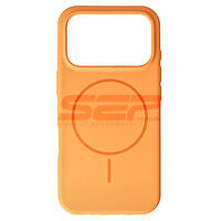 Accesorii GSM - TPU Back Cover: Toc Soft Silicone Magsafe Apple iPhone 17 Pro Orange