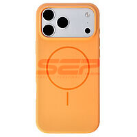 Accesorii GSM - TPU Back Cover: Toc Soft Silicone Magsafe Apple iPhone 17 Pro Max Orange