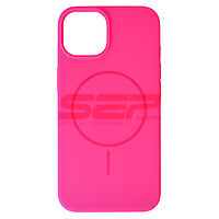 Accesorii GSM - TPU Back Cover: Toc Soft Silicone Magsafe Apple iPhone 14 Fuchsia