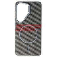 Accesorii GSM - Toc TPU Vegan Leather Carbon: Toc TPU Vegan Leather Carbon Samsung Galaxy S26 Ultra Grey