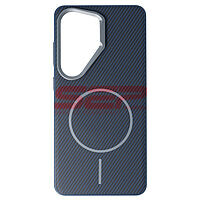 Accesorii GSM - Toc TPU Vegan Leather Carbon: Toc TPU Vegan Leather Carbon Samsung Galaxy S26 Ultra Blue