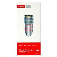 Accesorii GSM - Noutati: Incarcator auto PD 3.0 + QC 3.0 TRANYOO 30W T-C9
