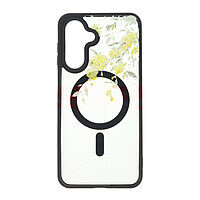 Accesorii GSM - Noutati: Toc TPU+PC MagSafe Botanical Samsung Galaxy A17 5G Golden Bloom