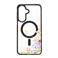 Accesorii GSM - Noutati: Toc TPU+PC MagSafe Botanical Samsung Galaxy A27 Morning Bloom