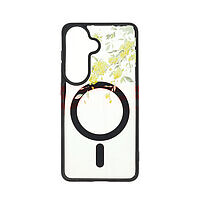 Accesorii GSM - Noutati: Toc TPU+PC MagSafe Botanical Samsung Galaxy S26 Golden Bloom