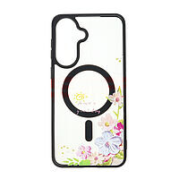 Accesorii GSM - Noutati: Toc TPU+PC MagSafe Botanical Samsung Galaxy A57 Morning Bloom