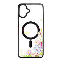 Accesorii GSM - Noutati: Toc TPU+PC MagSafe Botanical Samsung Galaxy A07 4G Morning Bloom