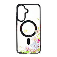 Accesorii GSM - Noutati: Toc TPU+PC MagSafe Botanical Samsung Galaxy A37 Morning Bloom