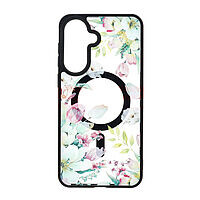 Accesorii GSM - Noutati: Toc TPU+PC MagSafe Botanical Samsung Galaxy A37 Pastel Garden