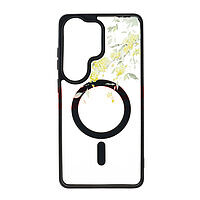 Accesorii GSM - Noutati: Toc TPU+PC MagSafe Botanical Samsung Galaxy S26 Ultra Golden Bloom