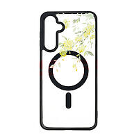 Accesorii GSM - Noutati: Toc TPU+PC MagSafe Botanical Samsung Galaxy A16 4G Golden Bloom