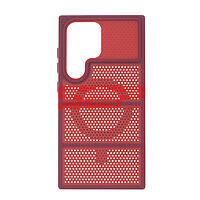 Accesorii GSM - Toc TPU+PC Air Grid: Toc TPU+PC Air Grid Samsung Galaxy S24 Ultra Burgundy