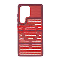 Accesorii GSM - Toc TPU+PC Air Grid: Toc TPU+PC Air Grid Samsung Galaxy S25 Ultra Burgundy