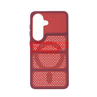 Accesorii GSM - Toc TPU+PC Air Grid: Toc TPU+PC Air Grid Samsung Galaxy S26 Burgundy