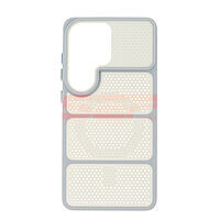 Accesorii GSM - Toc TPU+PC Air Grid: Toc TPU+PC Air Grid Samsung Galaxy S26 Ultra Silver