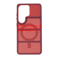 Accesorii GSM - Toc TPU+PC Air Grid: Toc TPU+PC Air Grid Samsung Galaxy S26 Ultra Burgundy