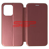 Accesorii GSM - Toc FlipCover Round: Toc FlipCover Round Oppo A6 Pro 5G Wine