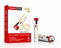 Set 4 acumulatori AAA TRANYOO Li-ion, 1.5V, 1300mWh, reincarcabili USB-C