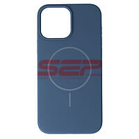 Accesorii GSM - Toc Soft Silicone Magsafe: Toc Soft Silicone Magsafe Apple iPhone 13 Pro Max Blue