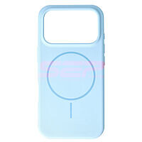 Toc Soft Silicone Magsafe Apple iPhone 18 Pro Light Blue