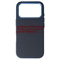 Accesorii GSM - Toc TPU Vegan Leather: Toc TPU Vegan Leather Apple iPhone 18 Pro Blue