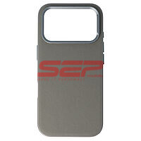 Accesorii GSM - Toc TPU Vegan Leather: Toc TPU Vegan Leather Apple iPhone 18 Pro Grey
