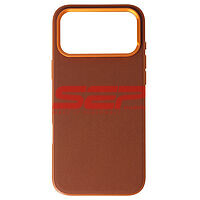 Accesorii GSM - Toc TPU Vegan Leather: Toc TPU Vegan Leather Apple iPhone 18 Pro Max Brown