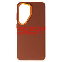 Accesorii GSM - Toc TPU Vegan Leather: Toc TPU Vegan Leather Samsung Galaxy S26 Brown