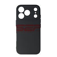 Accesorii GSM - : Toc silicon High Copy Apple iPhone 17 Pro Black
