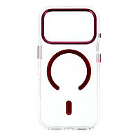 Accesorii GSM - Toc TPU+PC Color Ring: Toc TPU+PC Color Ring Apple iPhone 17 Pro Max Cherry Red
