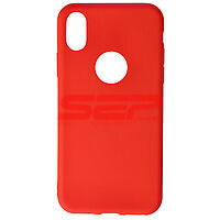Accesorii GSM - : Toc TPU Matte Apple iPhone X / XS Red