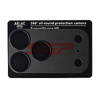 Accesorii GSM - Protectie sticla camera foto: Protectie sticla Metal Full Cover camera foto Apple iPhone 18 Pro Max Black