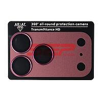 Accesorii GSM - Protectie sticla camera foto: Protectie sticla Metal Full Cover camera foto Apple iPhone 18 Pro Max Cherry Red